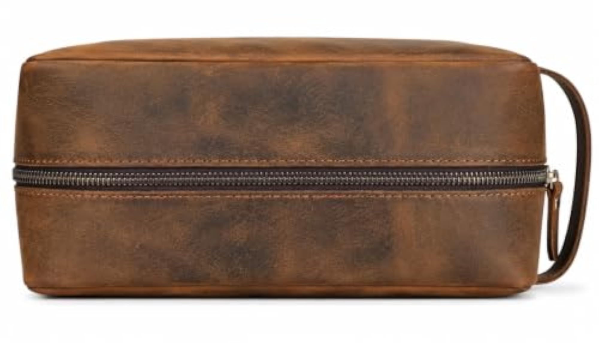 Premium Genuine Leather Toiletry Bag, Classy Dopp Kit